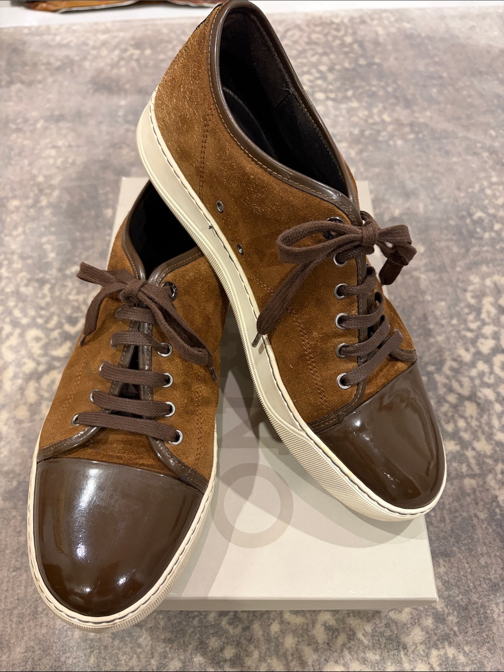 LANVIN MENS SNEAKERS SIZE 10 - Picture 1 of 10